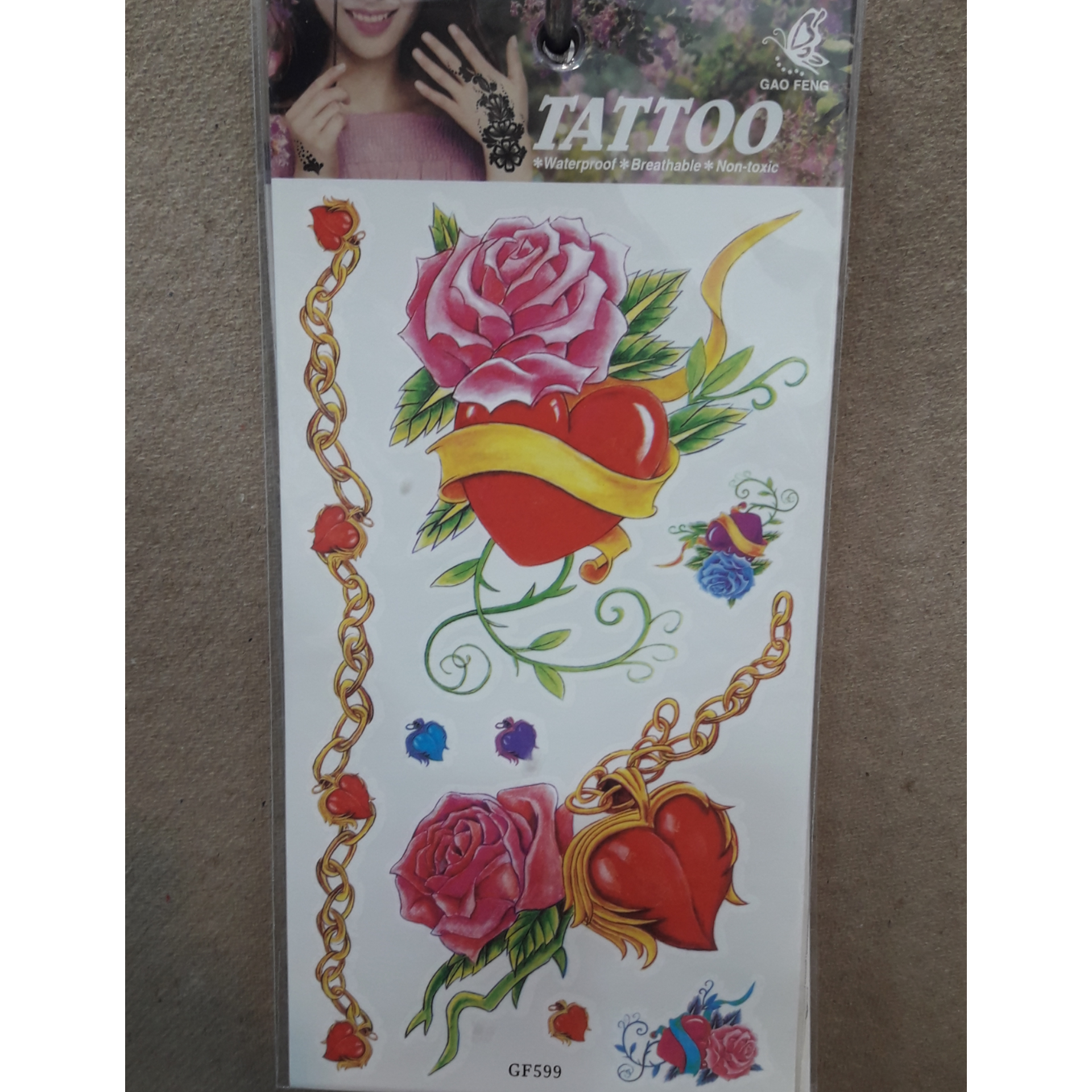 برچسب تاتو موقت ، GF599