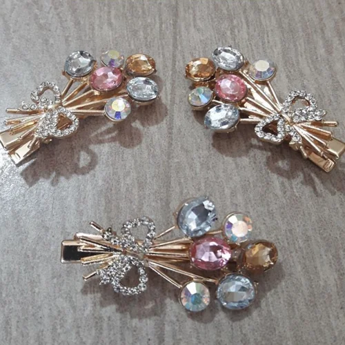 انبری گل نگین الماسی رنگی، پاپیونی