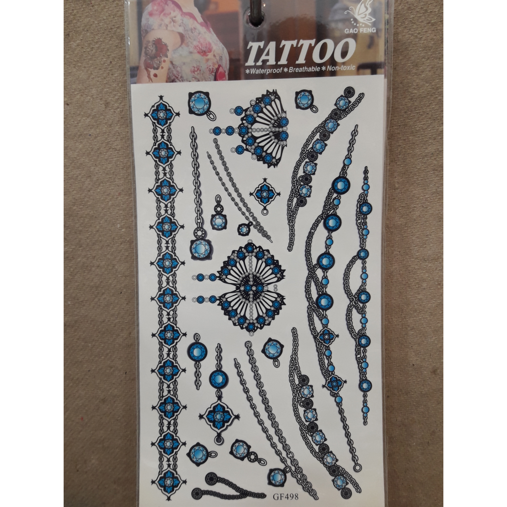 برچسب تاتو موقت ، GF498