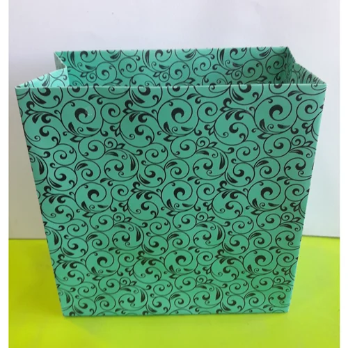 ساک دستی کاغذی متوسط ، طرح رنگی سبز