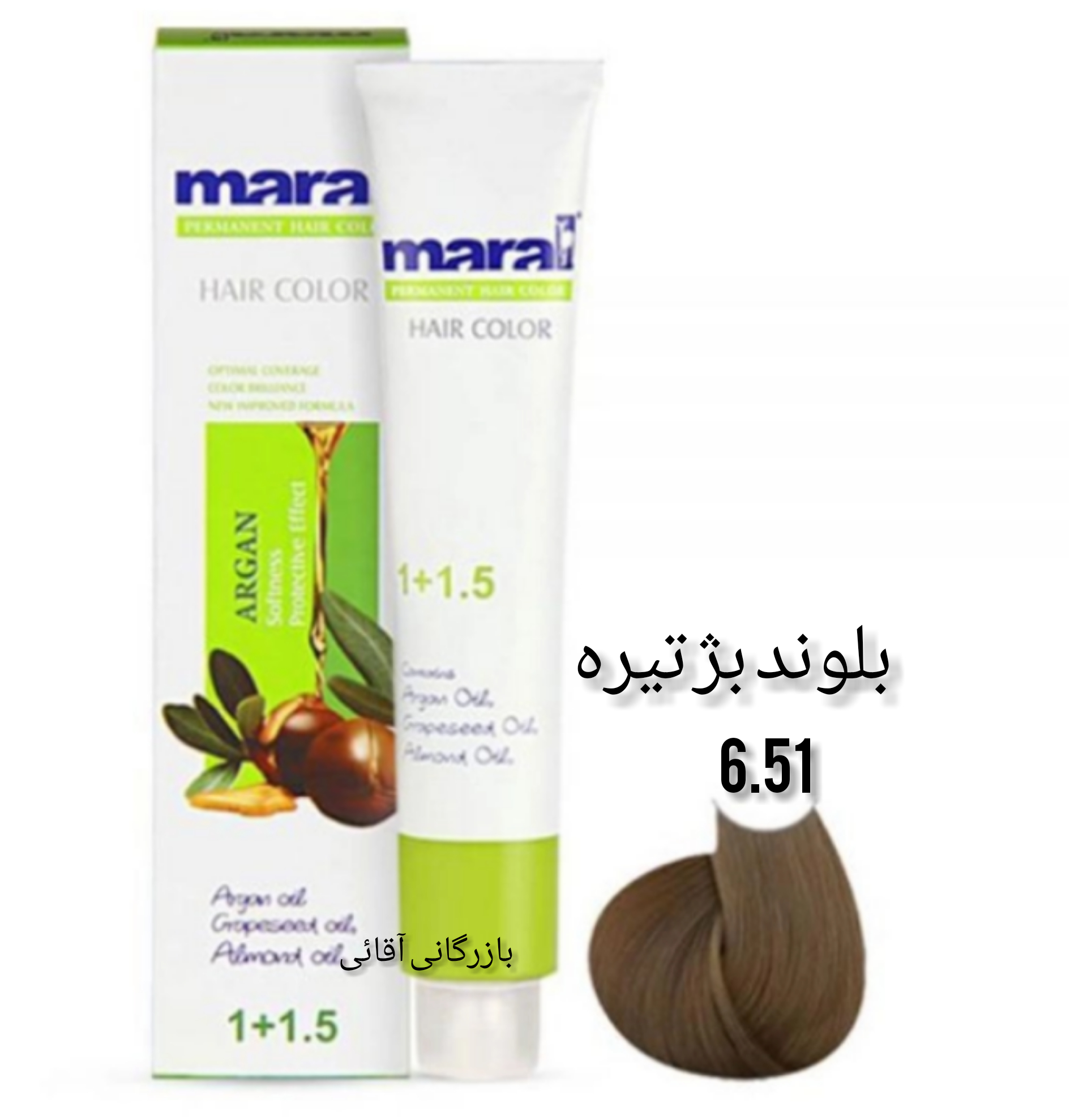 رنگ موی ۱۰۰ میل مارال بلوند بژ تیره ۶.۵۱ عمده