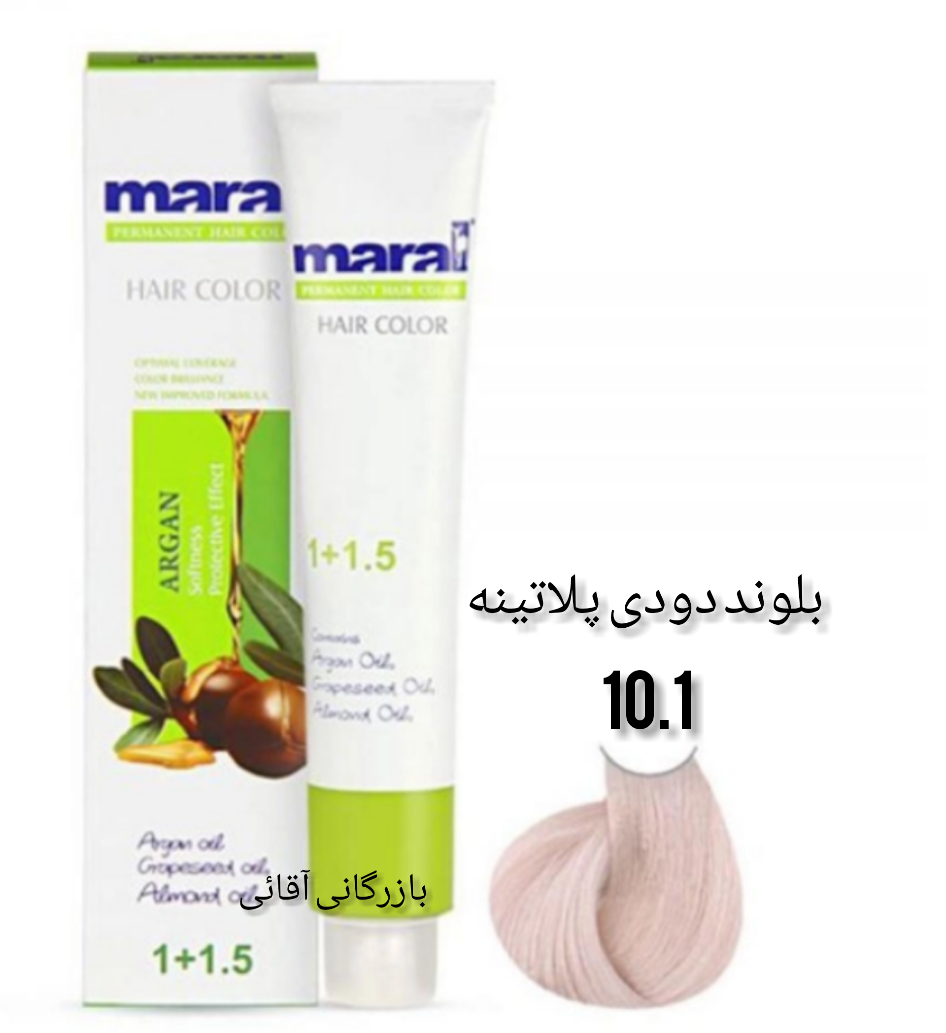 رنگ موی ۱۰۰ میل مارال بلوند دودی پلاتینه ۱۰.۱ عمده