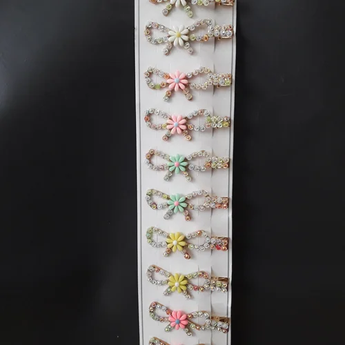 گیره مو ۷رنگ ، طرح پاپیون عمده ۱۰ عددی