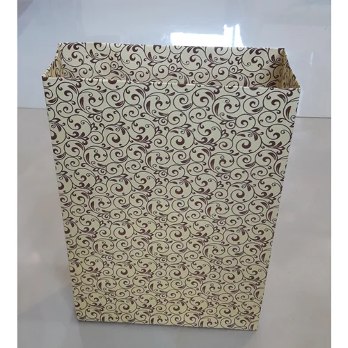 ساک دستی کاغذی بزرگ ، طرح رنگی زرد