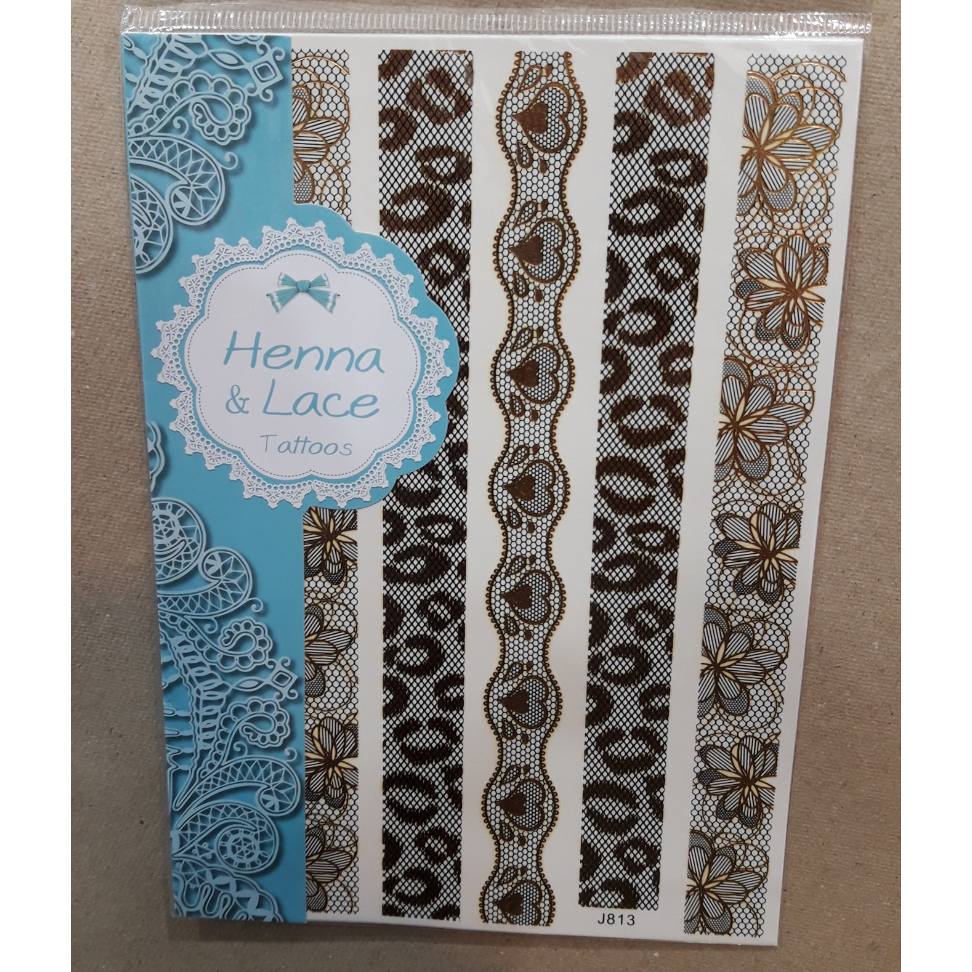 برچسب تاتو موقت هندی ، J813