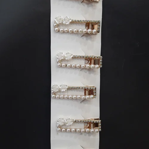 گیره انبری مرواریدی ،(مستعطیل)  عمده ۶ تایی