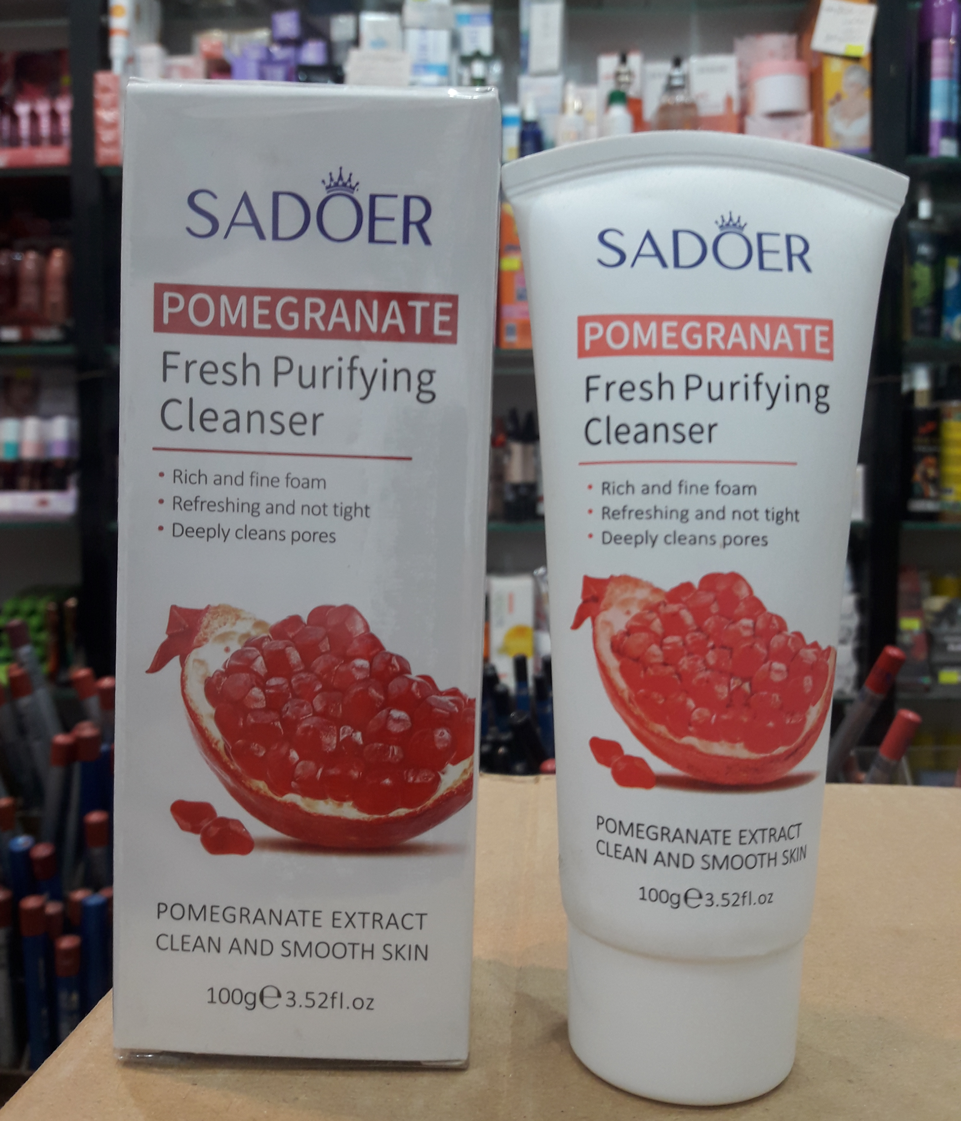 فوم شستشو انار سادور