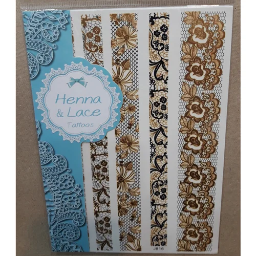 برچسب تاتو موقت هندی ، J816