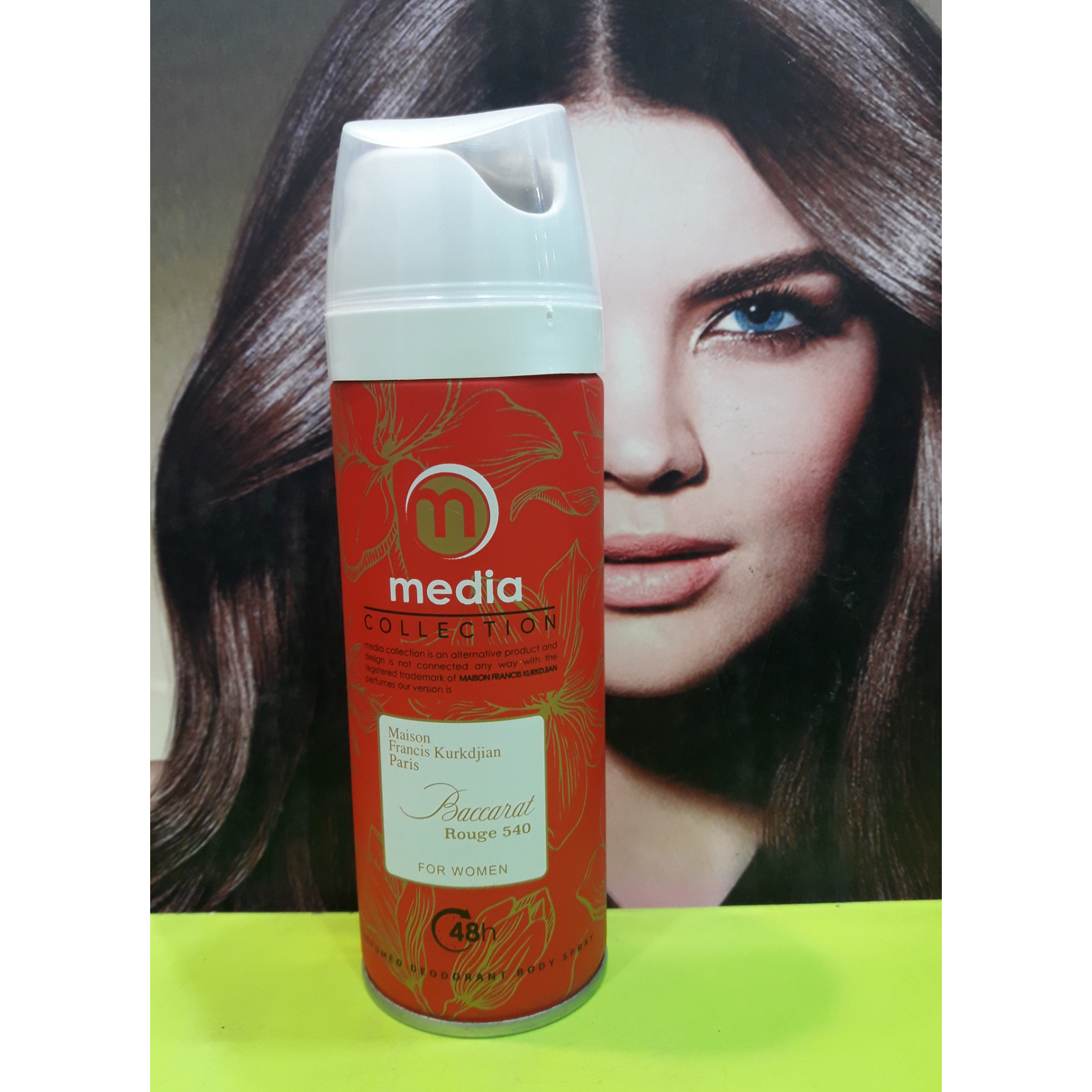 اسپری بدن باکارات رُژ مدیا اصل شرکتی